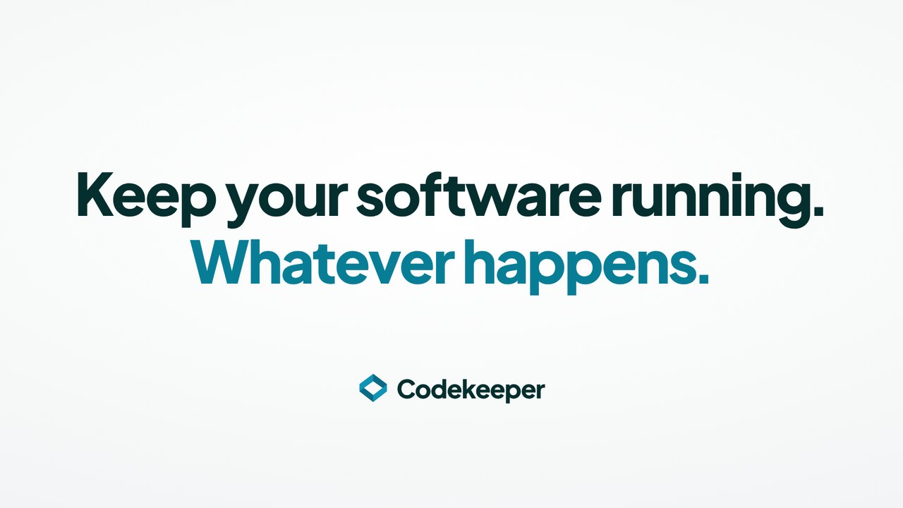 Still from the film Keep your software running